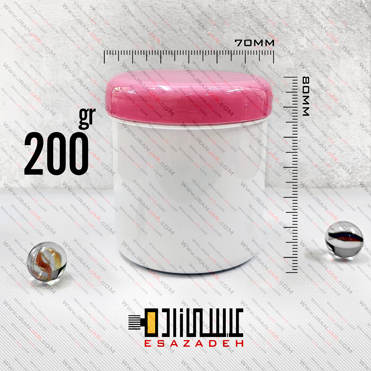 قوطی 200 گرمی در پیچ تکجداره